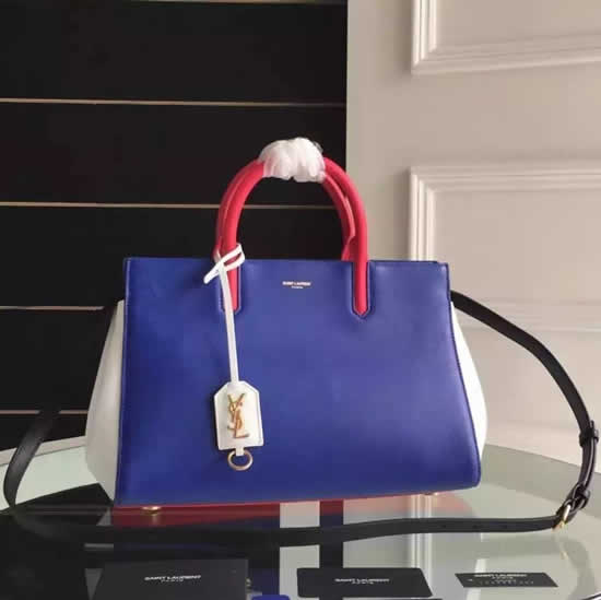 Replica Saint Laurent Small Rive Gauche Bag In Multicolour Leather